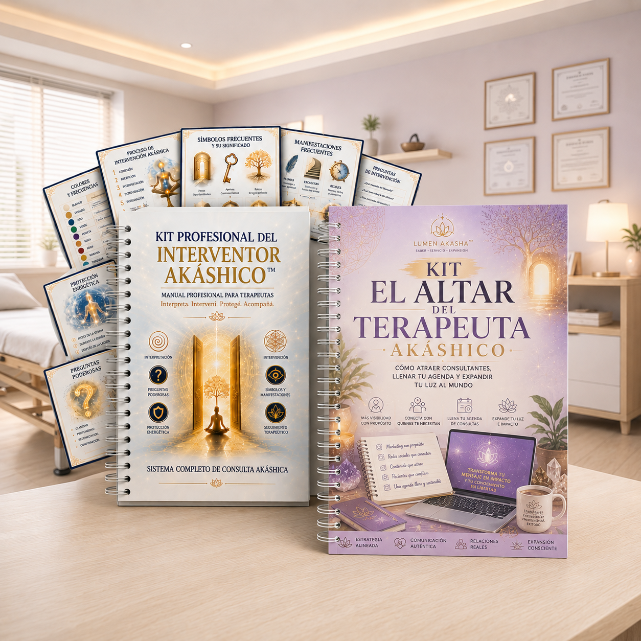 MEGAKIT INTERVENTOR AKASHICO + ALTAR DIGITAL DEL TERAPEUTA