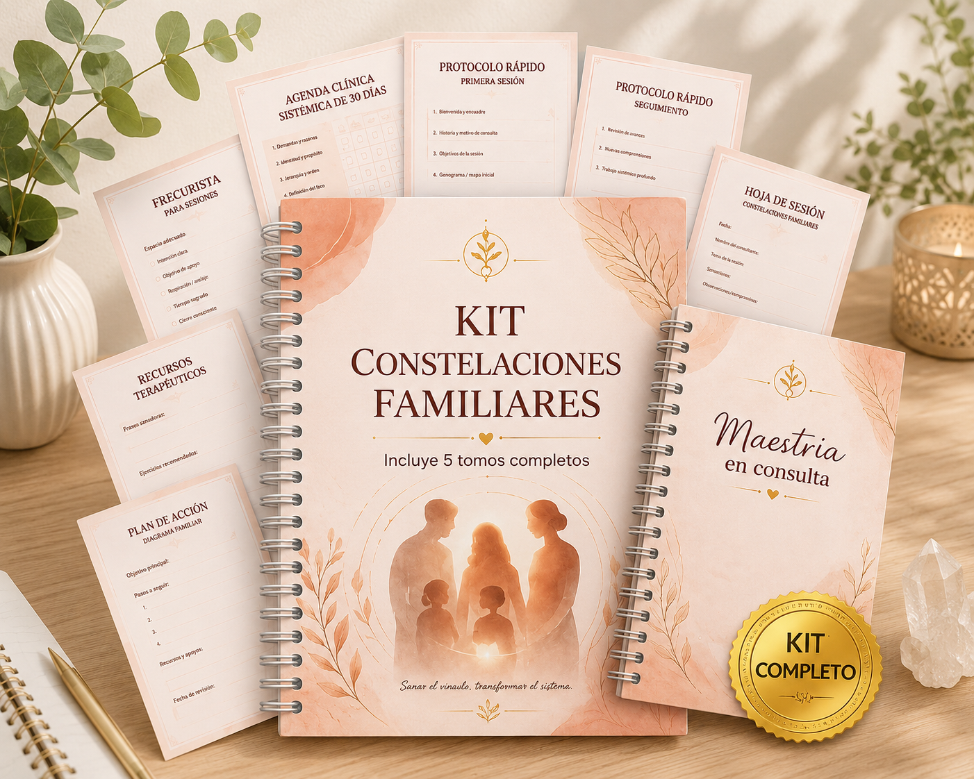 Kit Constelaciones Familiares + Maestria en consulta
