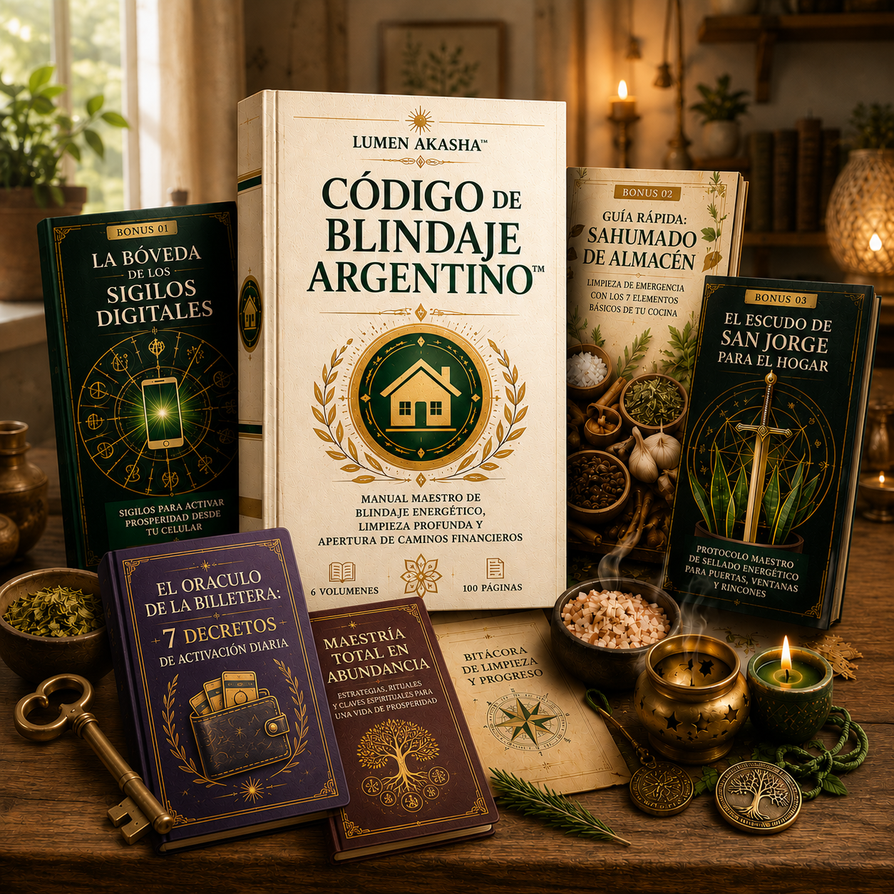 CÓDIGO DE BLINDAJE ARGENTINO™ + ACTIVACIÓN DIARIA + MAESTRIA TOTAL EN ABUNDANCIA