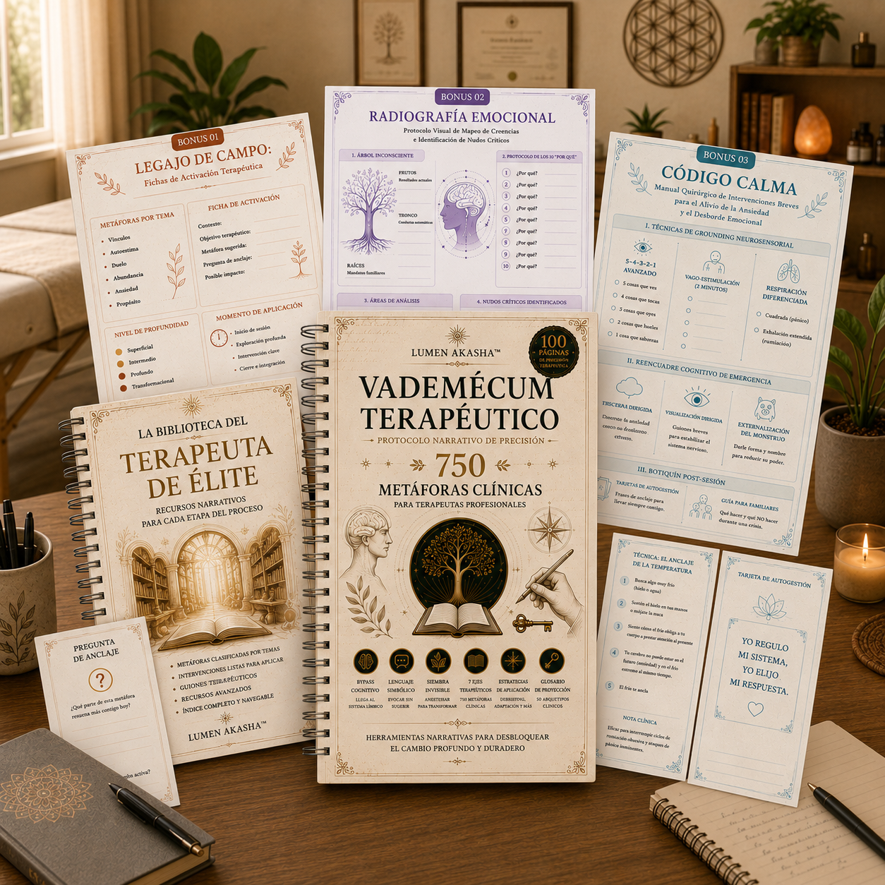 VADEMECUM TERAPÉUTICO + LA BIBLIOTECA DEL TERAPEUTA DE ÉLITE